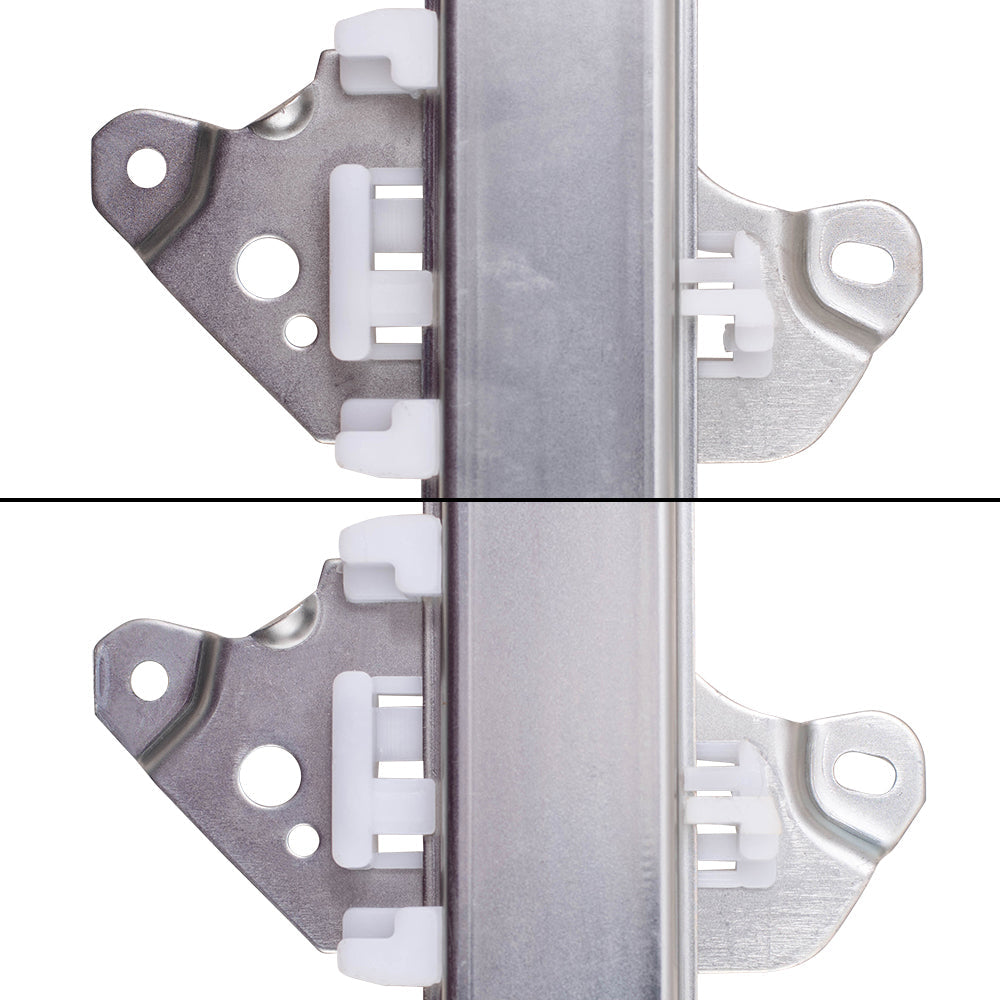 Front and Rear Driver Side Power Window Regulators with Motor Compatible with 2005-2010 Pathfinder Built to 04/2010 ONLY