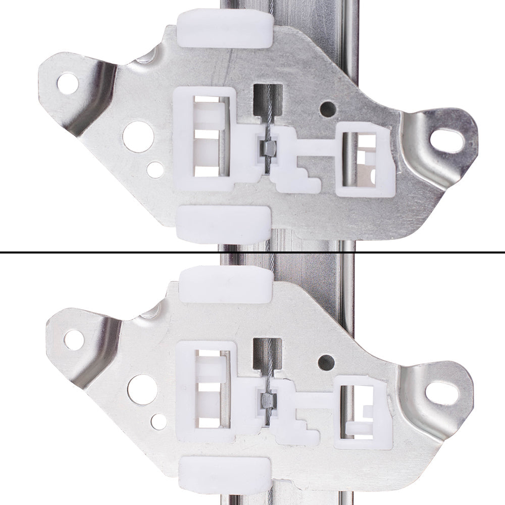 Driver and Passenger Side Power Window Regulators with Motor 4 Piece Set Compatible with 2005-2010 Pathfinder Built to 04/2010 ONLY