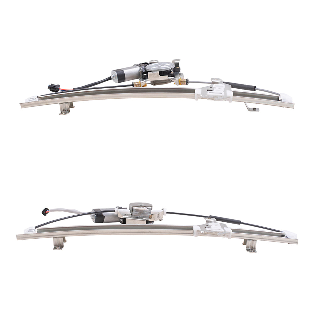Front and Rear Passenger Side Power Window Regulators with Motor Compatible with 2005-2010 Pathfinder Built to 04/2010 ONLY