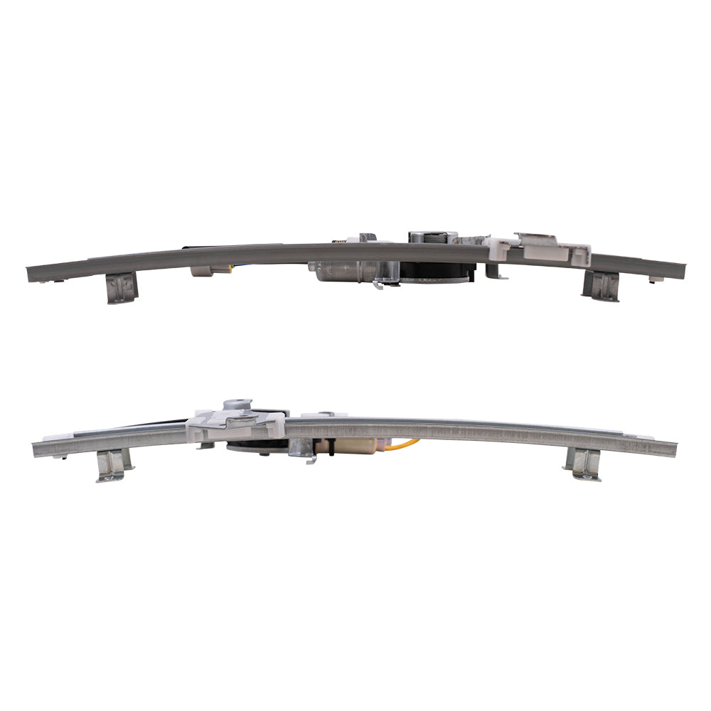 Set Front Power Window Regulators with Lift Motors Compatible with 2011-2017 Juke