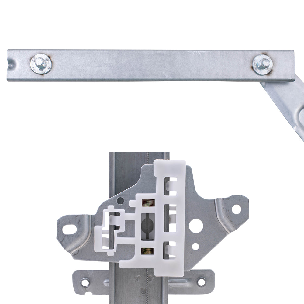 Driver Left Passenger Right Front and Rear Power Window Regulators Without Motor 4 Piece Set Compatible with 2013-2019 Nissan Sentra