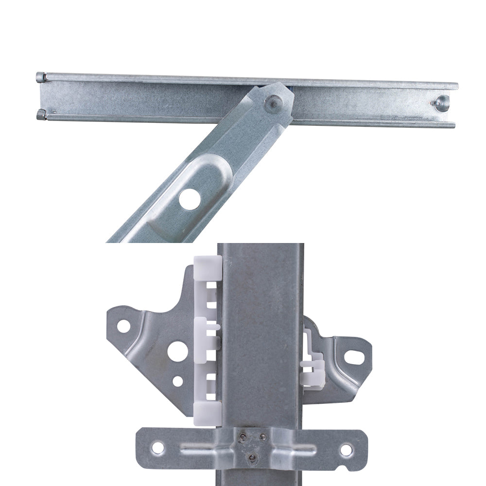 Driver Left Passenger Right Front and Rear Power Window Regulators Without Motor 4 Piece Set Compatible with 2013-2019 Nissan Sentra