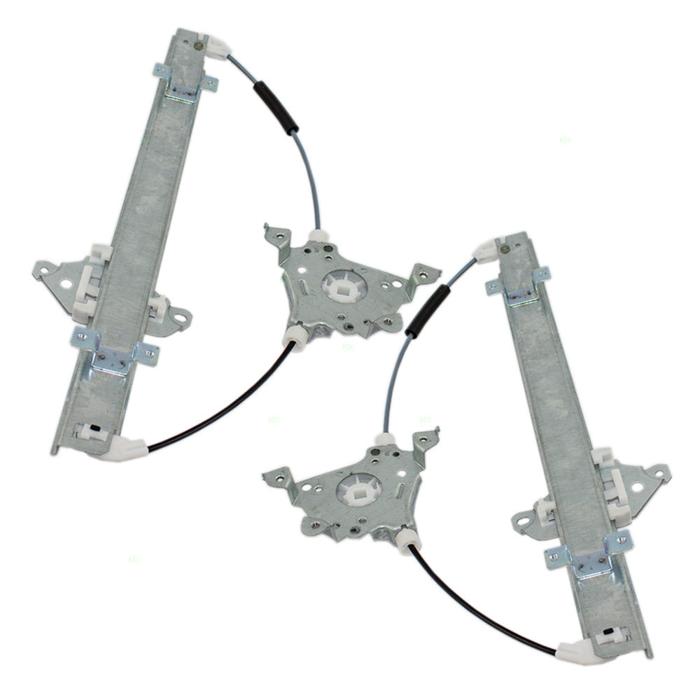 Driver and Passenger Front Power Window Lift Regulators Compatible with 07-11 Versa 80721-EE00D 80720-EE00D
