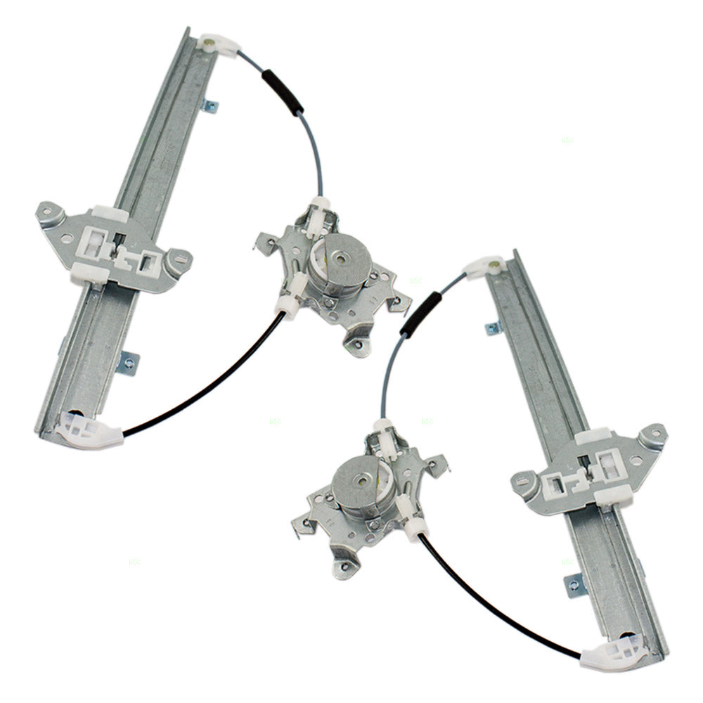 Driver and Passenger Front Power Window Lift Regulators Compatible with 07-11 Versa 80721-EE00D 80720-EE00D