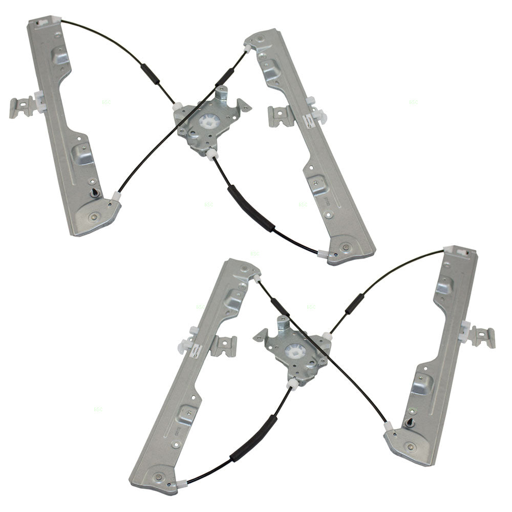 Set of Front Power Window Lift Regulators Replacement for 03-07 Nissan Murano