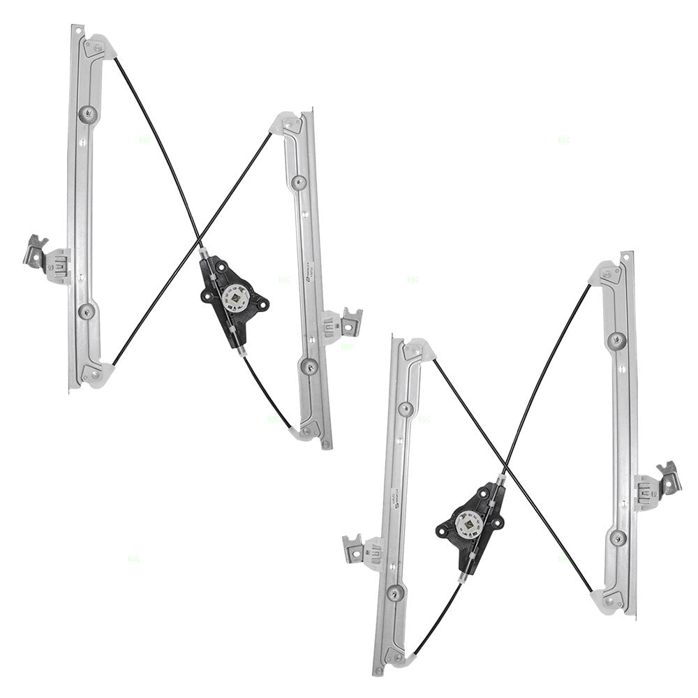 Set of Front Power Window Lift Regulators for 04-08 Maxima 807217Y000 807207Y000