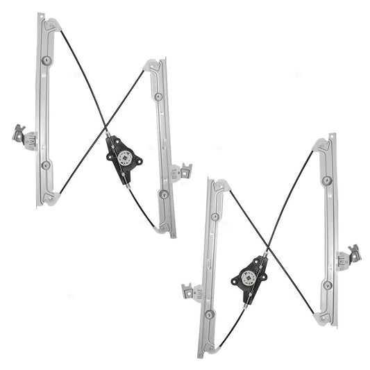 Set of Front Power Window Lift Regulators for 04-08 Maxima 807217Y000 807207Y000