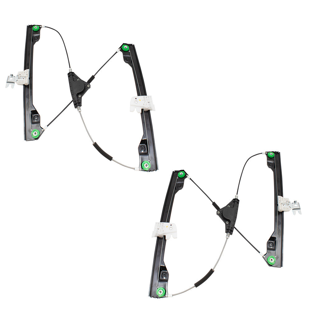 Pair Set Front Power Window Lift Regulators Compatible with 07-10 Altima Sedan 80771JA000 80770JA000