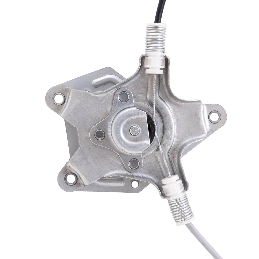 Drivers Front Manual Window Lift Regulator Assembly Compatible with 86-97 Pickup Truck 80701-3B300