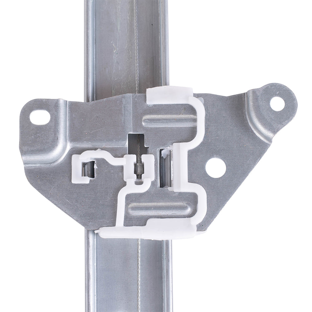 Drivers Front Manual Window Lift Regulator Assembly Compatible with 86-97 Pickup Truck 80701-3B300