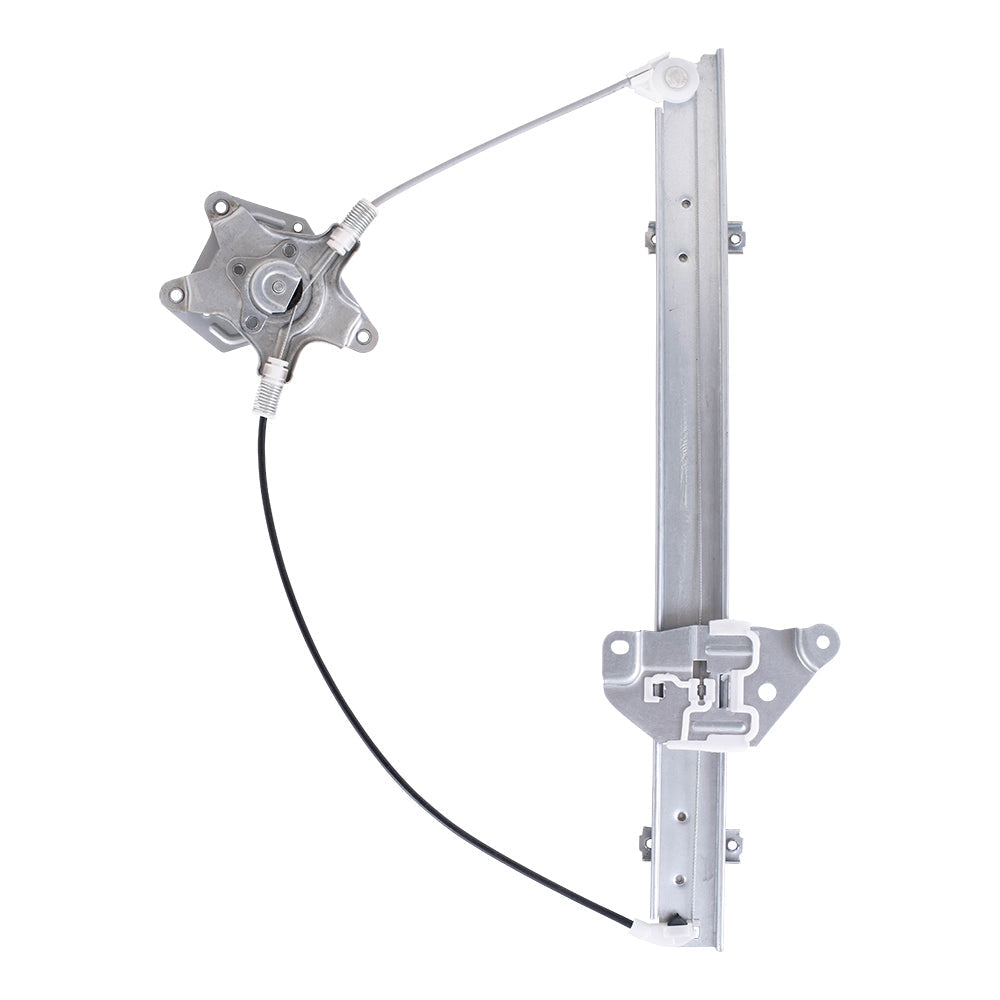 Drivers Front Manual Window Lift Regulator Assembly Compatible with 86-97 Pickup Truck 80701-3B300