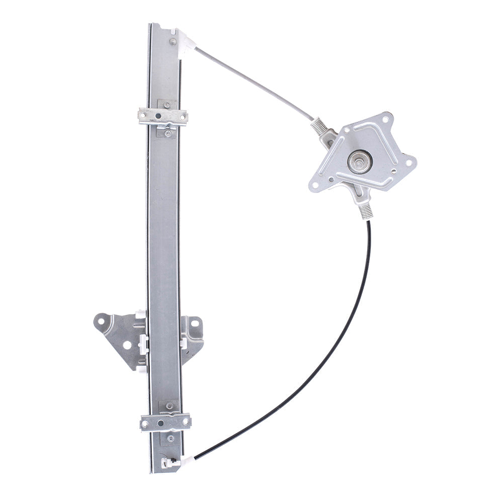 Drivers Front Manual Window Lift Regulator Assembly Compatible with 86-97 Pickup Truck 80701-3B300