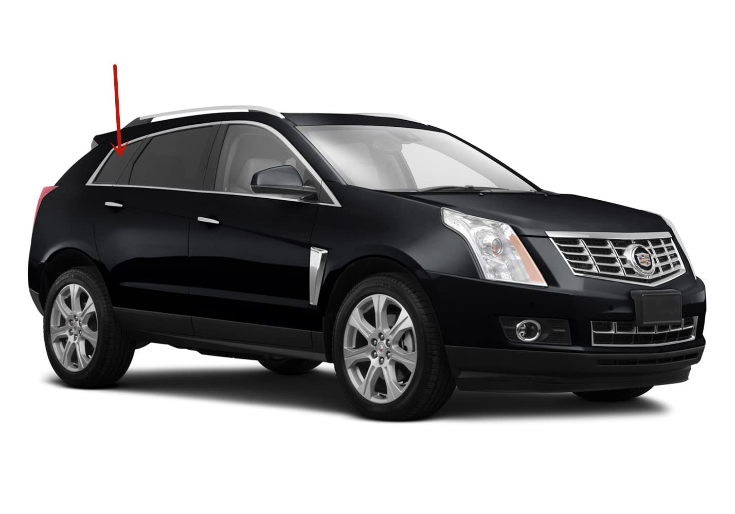 OEM Passenger Right Side Quarter Glass Quarter Window Compatible with Cadillac SRX 2010-2016 Models