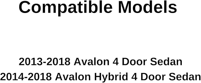 Laminated Passenger Right Side Front Door Window Door Glass Compatible with Toyota Avalon 2013-2018 Models