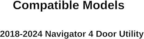 Passenger Right Side Rear Quarter Window Quarter Glass Compatible with Lincoln Navigator Short Wheel Base 2018-2024 Models