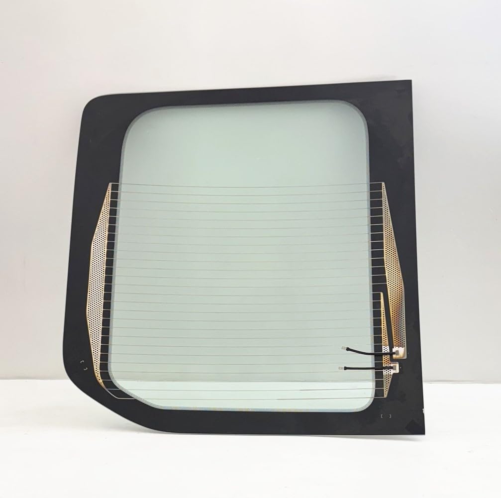 Heated Rear Back Window Back Glass Passenger Right Side Compatible with Ford Transit 100.8" Mid-Roof & 110.2'' High-Roof Van 2015-2025 Models (Not for Low-Roof , Or Transit Connect)
