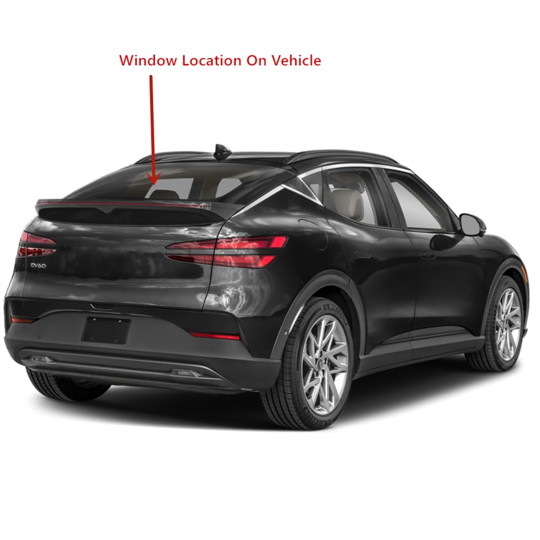 Heated Rear Back TailGate LiftGate Window Back Glass Compatible with Genesis GV60 2023-2025 Models