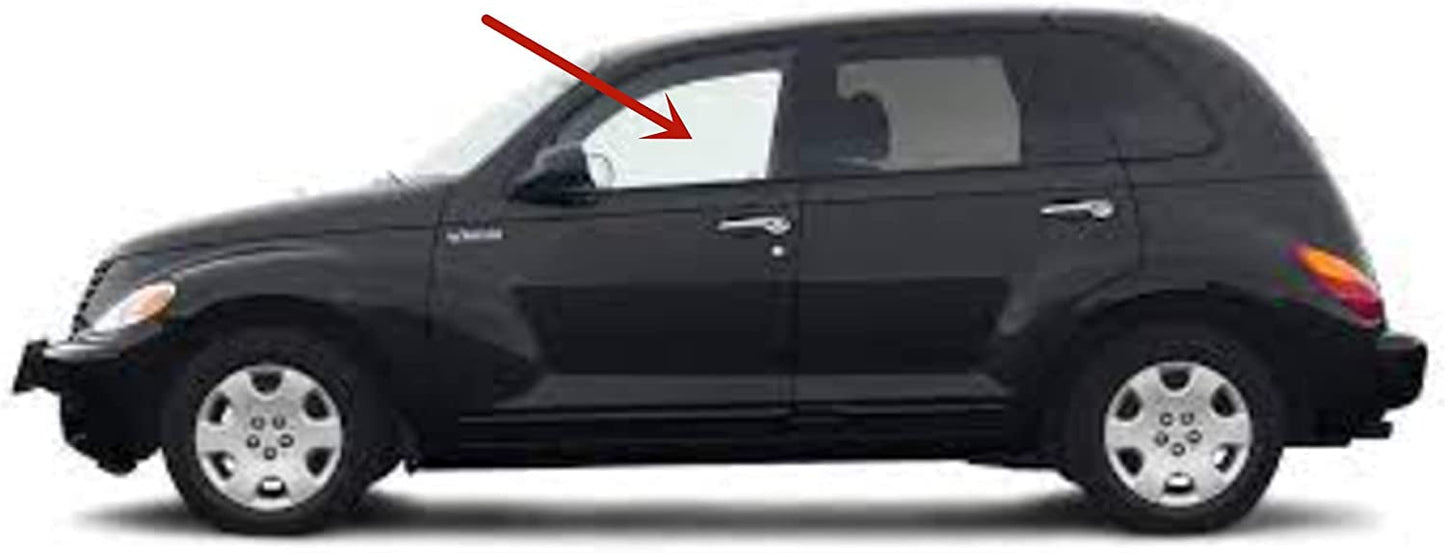 OE Driver Left Side Front Door Window Door Glass Compatible with Chrysler PT Cruiser 4 Door Hatchback 2001-2010 Models