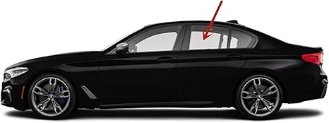 OEM Driver Left Side Rear Door Window Door Glass Compatible with BMW 530e / 530i / 540i / M550i 4 Door Sedan 2017-2023 Models