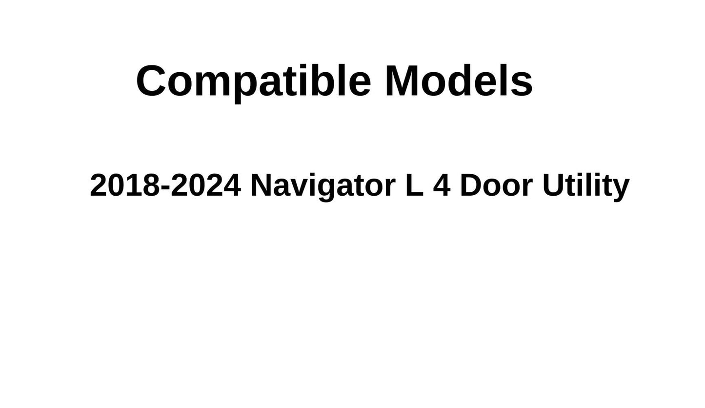 Passenger Right Side Rear Quarter Window Quarter Glass Compatible with Lincoln Navigator L 2018-2024 Long Wheel Base Models