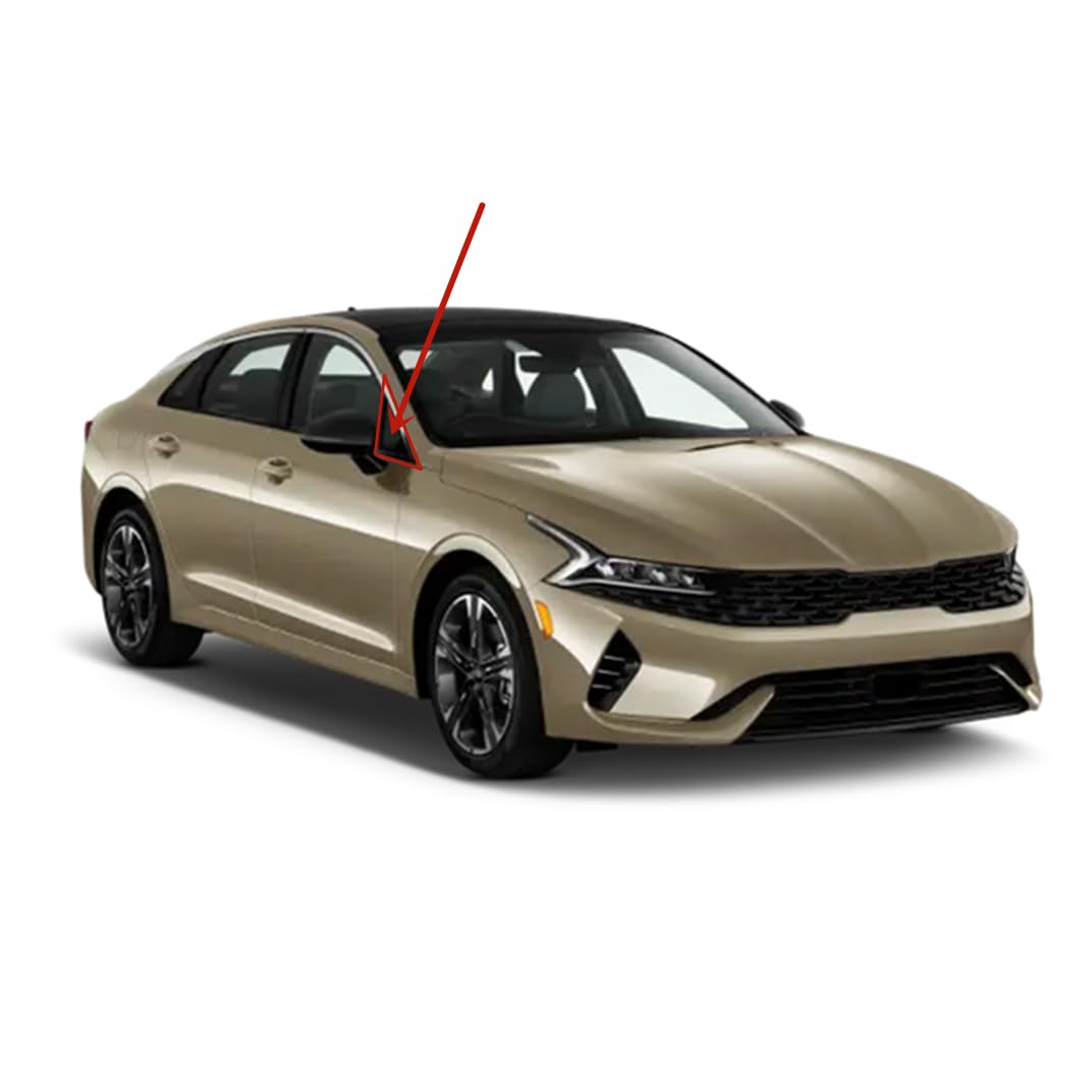 Tempered Passenger Right Side Front Vent Window Vent Glass Compatible with Kia K5 2021-2025 Models