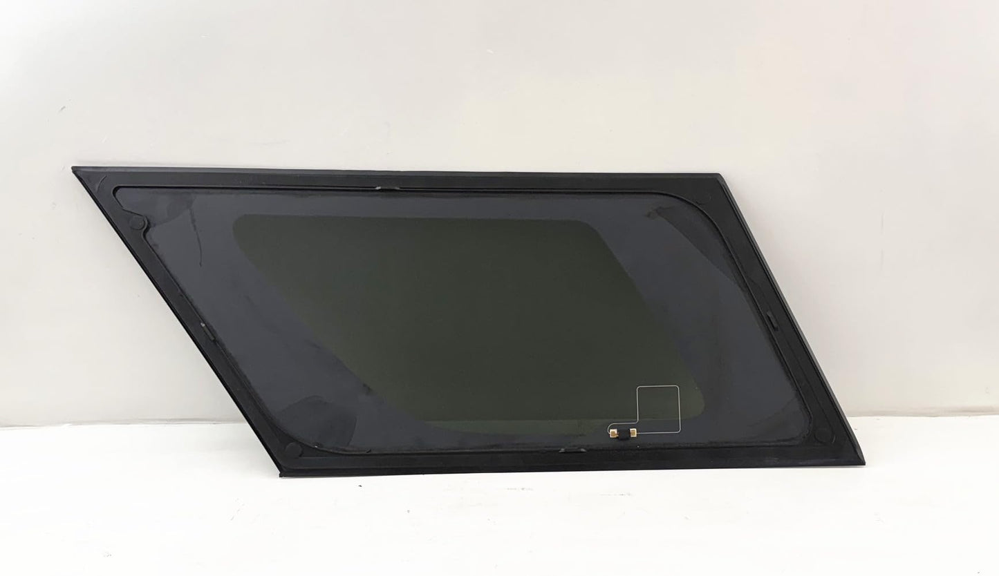 With Sensor Style Tempered Passenger Right Side Quarter Window Quarter Glass Compatible with Cadillac Escalade 2021-2025 Models ( Not For Escalade ESV)