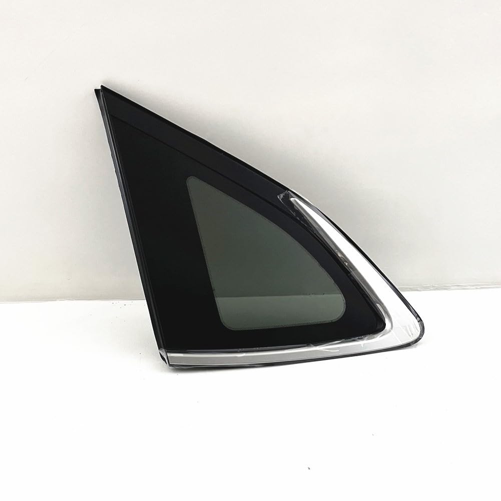 Chrome Moulding Style Driver Left Side Rear Quarter Window Quarter Glass Compatible with Hyundai Tucson 2016-2021 Models