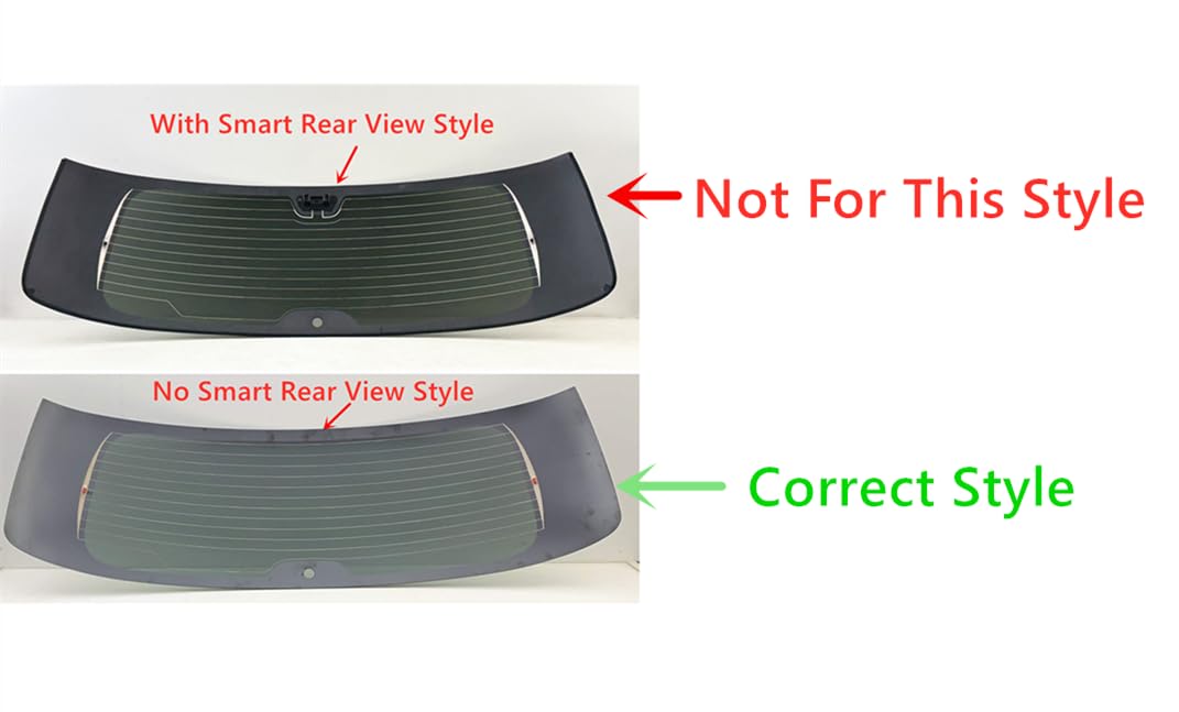 Heated Back Tailgate Window Back Glass Compatible with Nissan Armada 2017-2024 Models