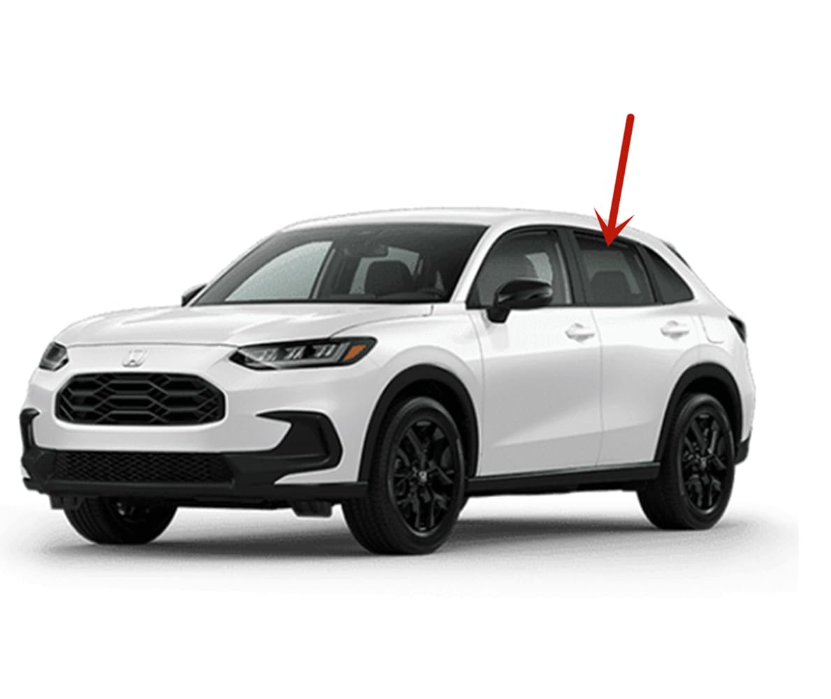 Driver Left Side Rear Door Window Door Glass Compatible with Honda HR-V 2023-2025 Models