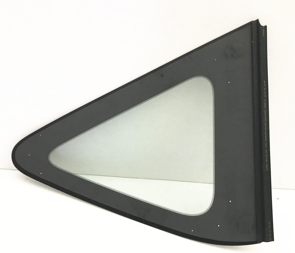 Driver Left Side Quarter Window Quarter Glass Compatible with Nissan Versa Note 2014-2019 Models
