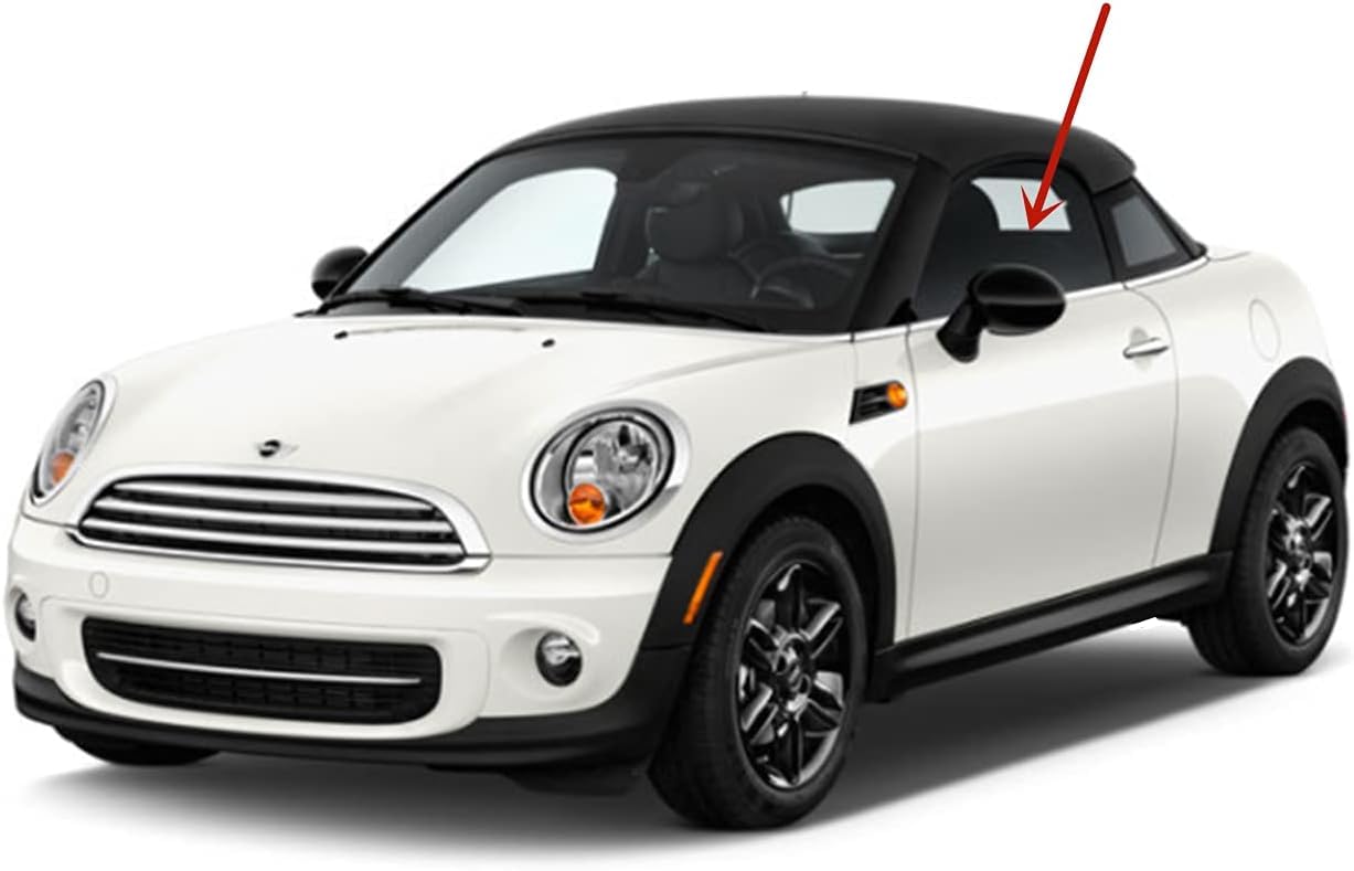 Tempered Driver Left Side Door Window Door Glass Compatible with Mini Cooper 2-Door Coupe 2012-2015 Models