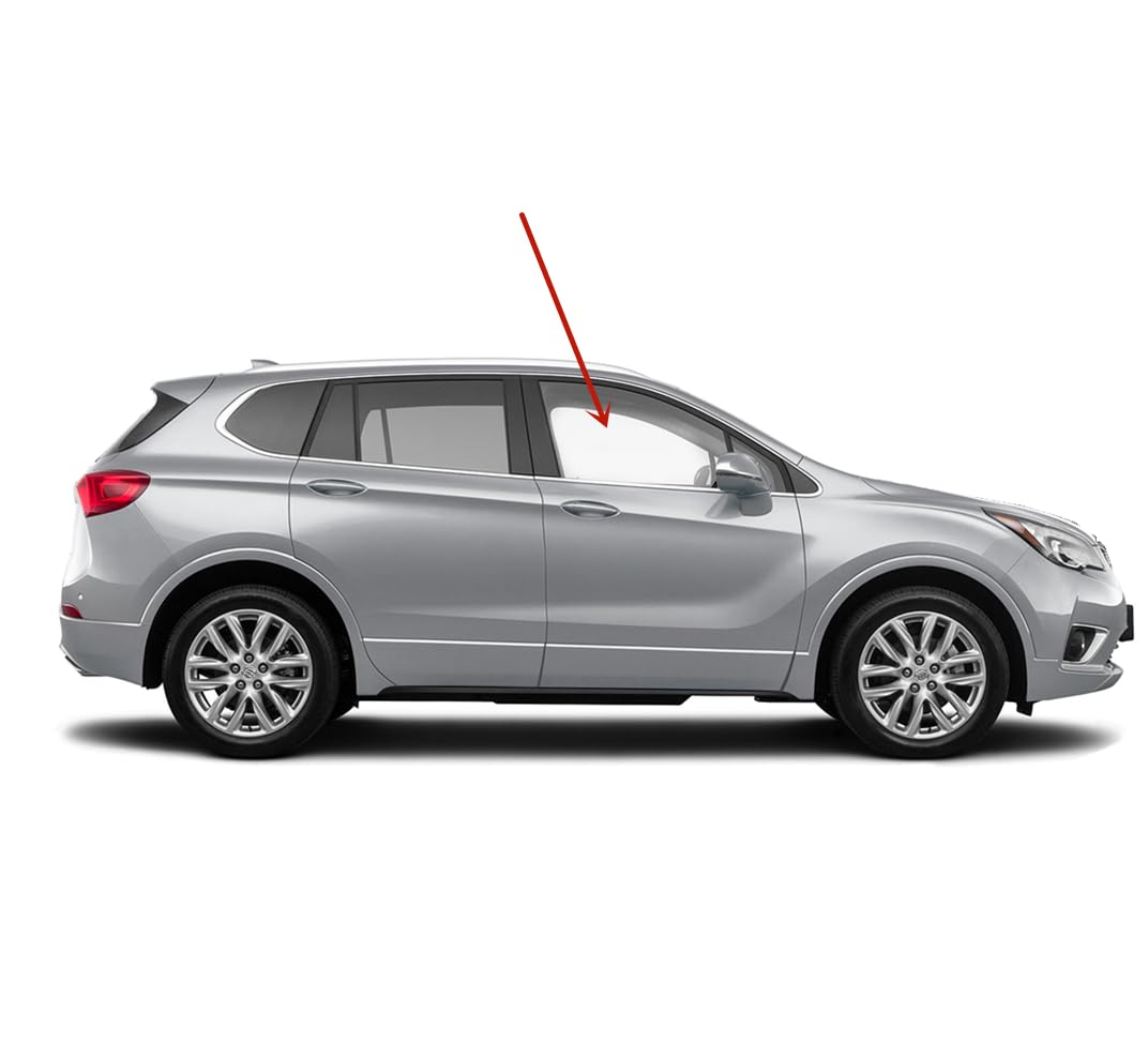 Laminated Passenger Right Side Front Door Window Door Glass Compatible with Buick Envision 2016-2020 Models