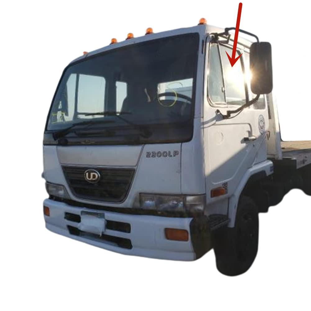 Driver Left Side Door Window Door Glass Compatible with Nissan UD1800 UD2000 UD2300 UD2600 UD3300 2005-2010 Models