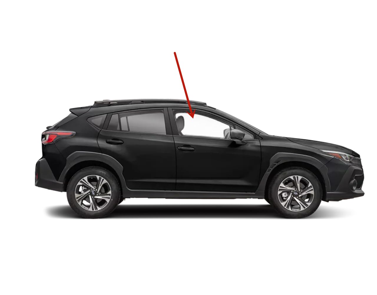 Tempered Passenger Right Side Front Door Window Door Glass Compatible with Subaru Crosstrek / Impreza 2024-2025 Models