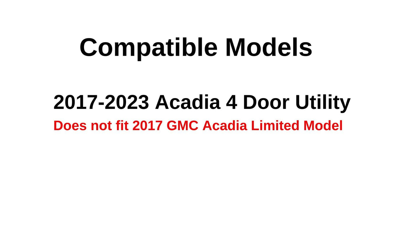 Driver Left Side Front Door Window Door Glass Compatible with GMC Acadia 2017-2023 Models (not for Acadia Limited Model)