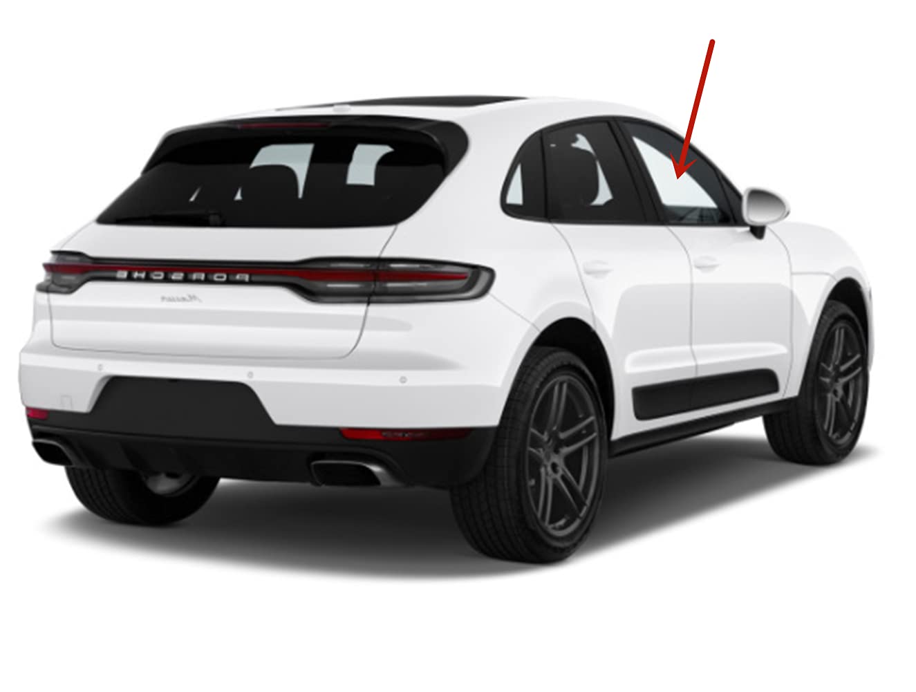 OEM Laminated Passenger Right Side Front Door Window Door Glass Compatible with Porsche Macan /Macan S 2015-2024 Models