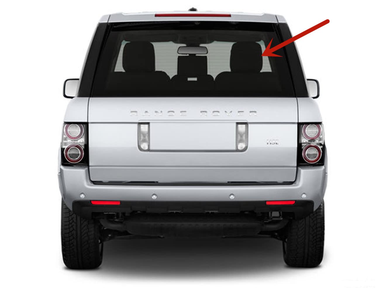 Heated Back Window Back Glass Compatible with Land Rover Range Rover 2005-2012 Models