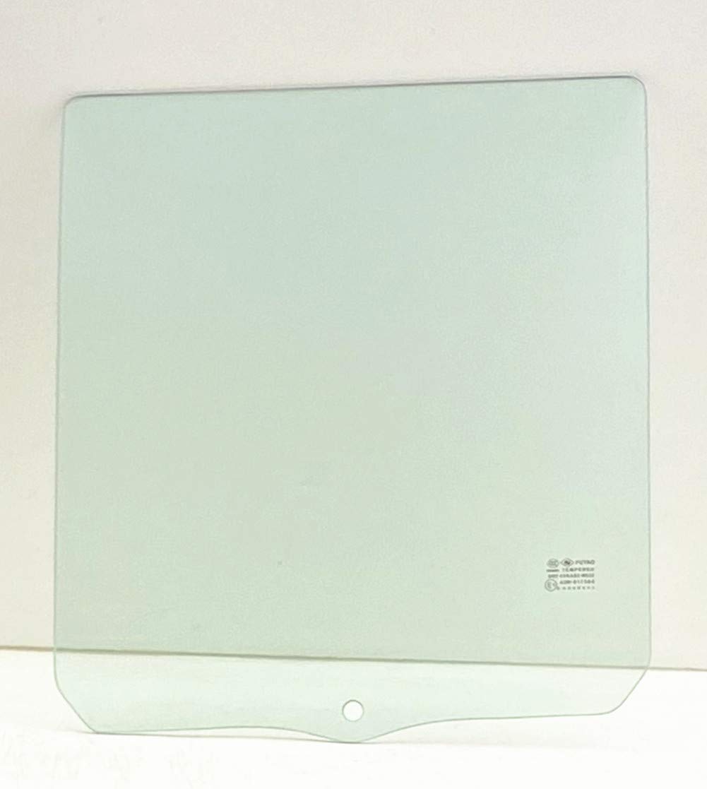 Driver Left Side Rear Door Window Door Glass Compatible with Jeep Cherokee/Wagoneer 1984-2001 4 Door Models