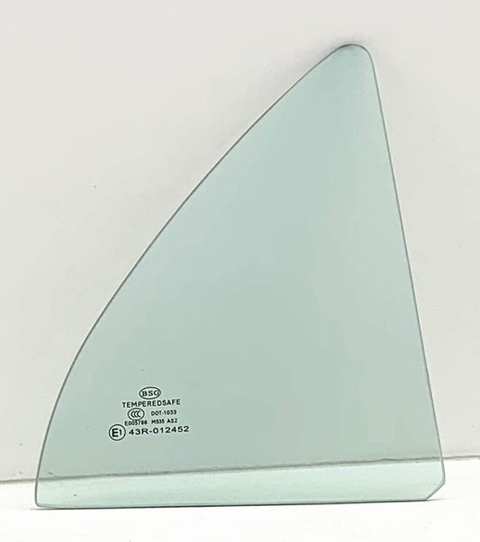 Passenger Right Side Rear Vent Glass Vent Window Compatible with Toyota Corolla 2003-2008 Models