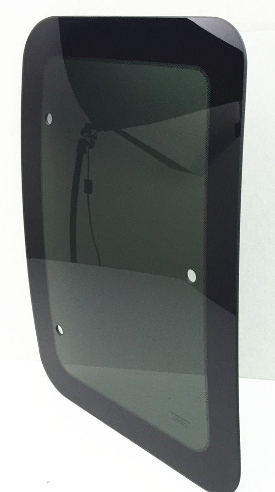 Privacy Movable Driver Left Side Rear Access Door Quarter Glass Quarter Window Compatible with Ford F250 F350 F650 F750 F450 F550 Pickup 2 Door Super Cab 2000-2016 Models