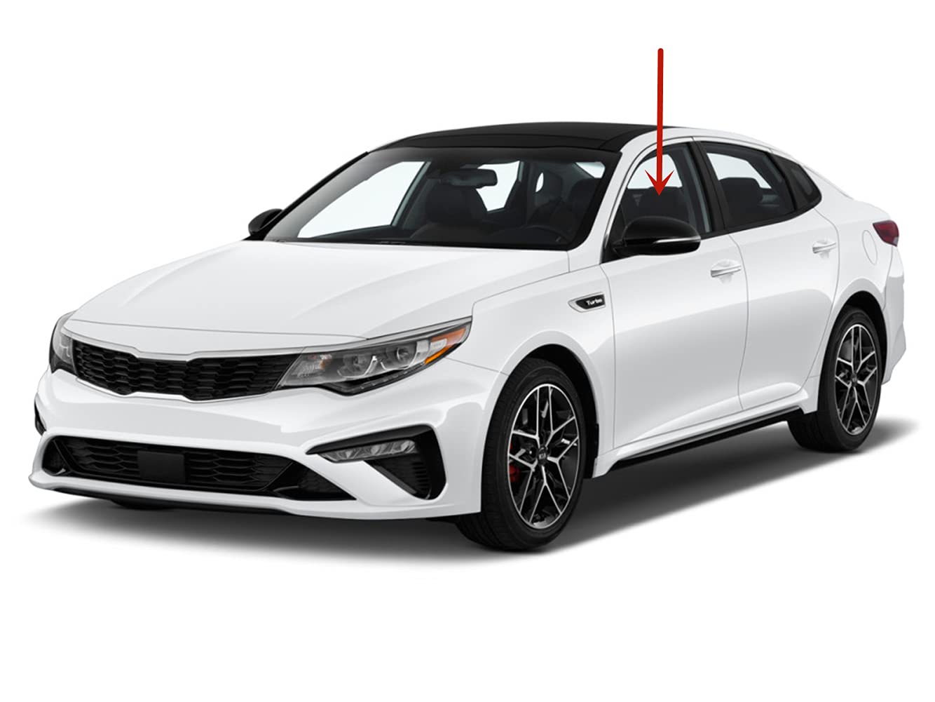 Laminated Driver Left Side Front Door Window Door Glass Compatible with Kia Optima 2016-2020 Models