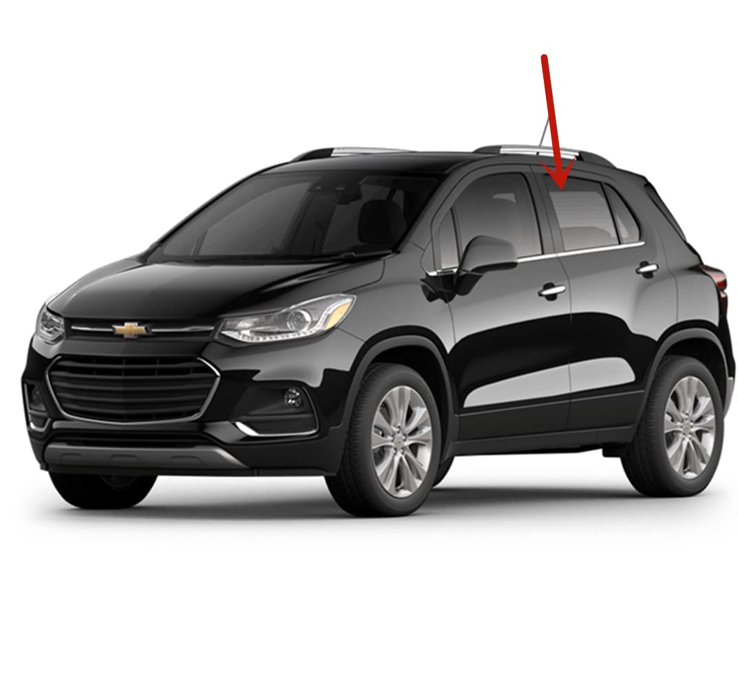 Driver Left Side Rear Door Window Door Glass Compatible with Chevrolet Trax 2013-2022 Models