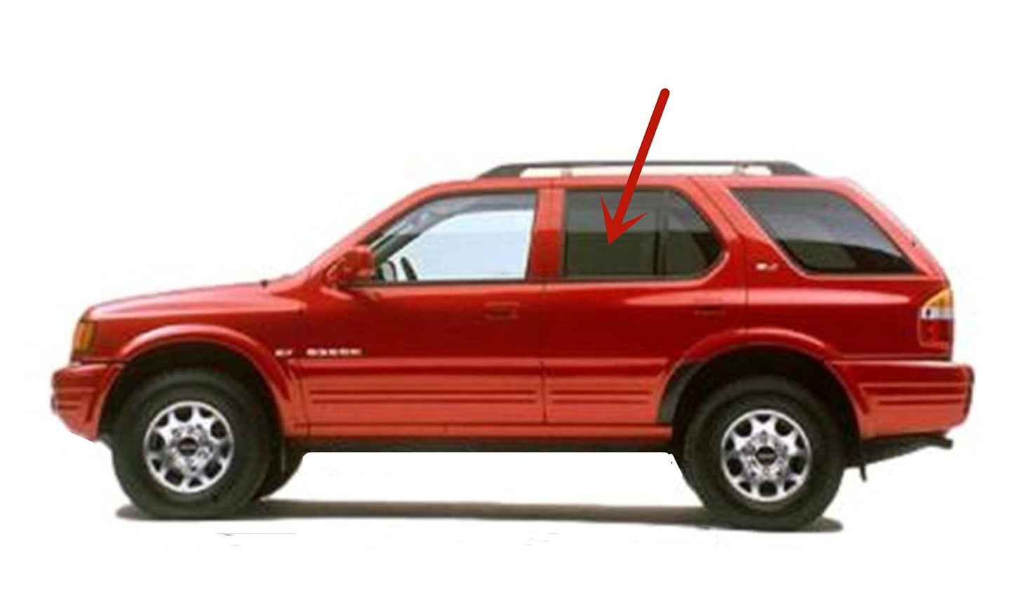 Privacy Driver Left Side Rear Door Window Door Glass Compatible with Isuzu Rodeo 1998-2004 Models/Honda Passport 1998-2002 Models