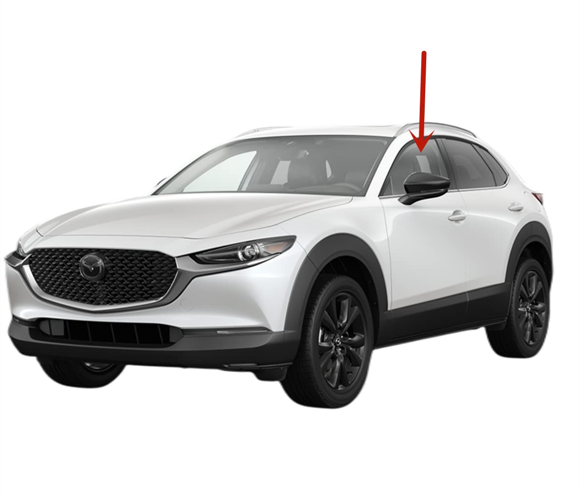 Driver Left Side Front Door Window Door Glass Compatible with Mazda CX-30 2020-2025 Models