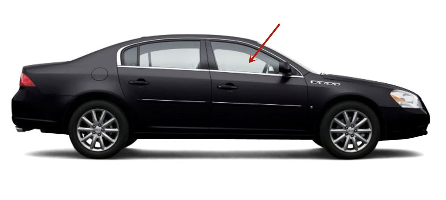 Laminated Passenger Right Side Front Door Window Door Glass Compatible with Buick Lucerne 2006-2011 Models