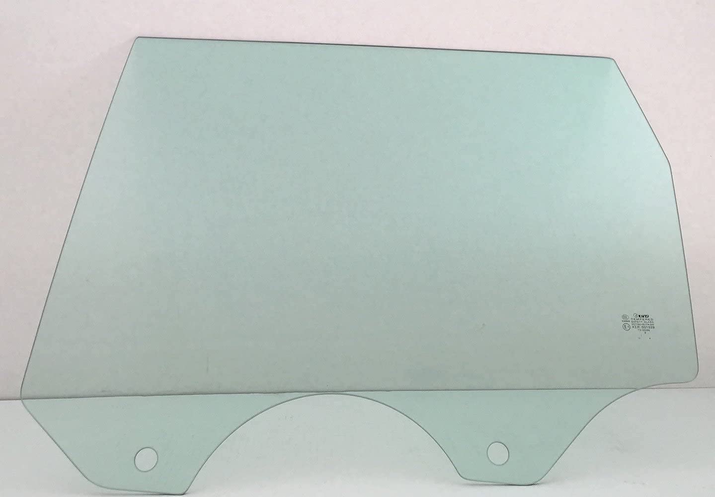 Driver Left Side Rear Door Window Door Glass Compatible with Volkswagen Touareg 2004-2010 Models