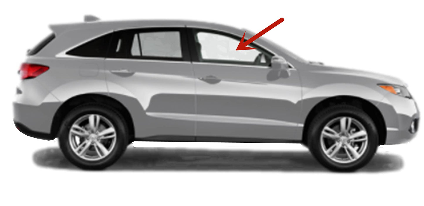Passenger Right Side Front Door Window Door Glass Compatible with Acura RDX 2013-2018 Models