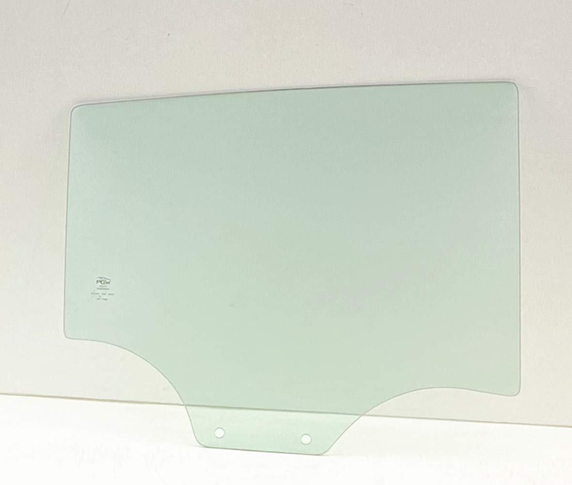 Passenger Right Side Rear Door Window Door Glass Compatible with Chevrolet Spark 2013-2015 Models
