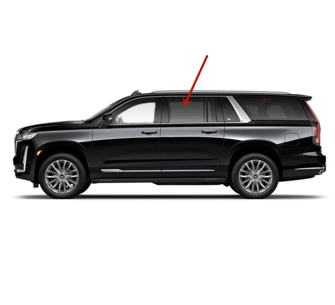 Tempered Privacy Driver Left Side Rear Door Window Door Glass Compatible with Escalade ESV 2021-2025 Models ( Not For Escalade )