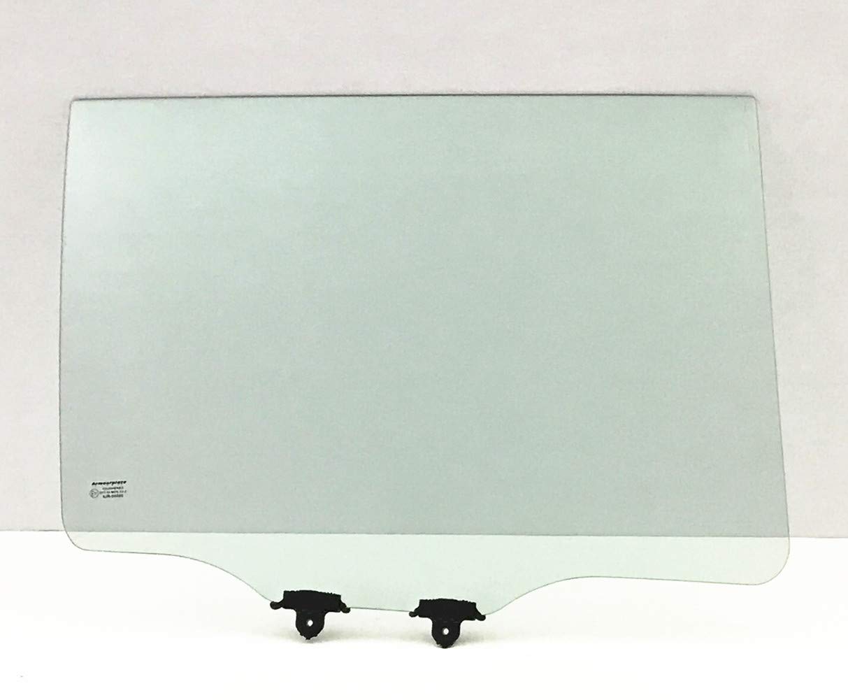 Passenger Right Side Rear Door Window Door Glass Compatible with Mitsubishi Lancer 4 Door Wagon 2004-2007 Models
